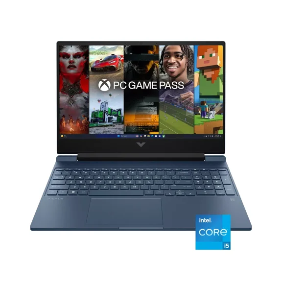 HP Victus 15 Premium Gaming Laptop 15.6" FHD IPS Anti-glare 144Hz Intel 8-core i5-12450H 16GB DDR4 512GB SSD GeForce RTX 3050 Backlit B&O Fast Charging Windows 11 Pro Blue