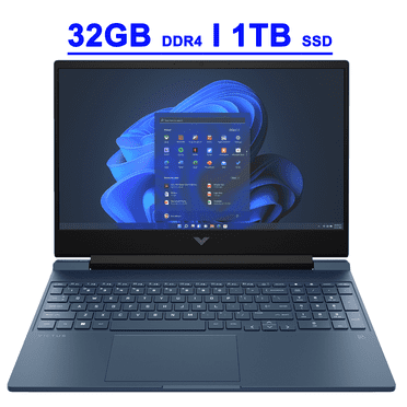 HP Victus 15 Premium Gaming Laptop 15.6" FHD IPS Anti-glare 144Hz Intel 8-core i5-12450H 32GB DDR4 1TB SSD GeForce RTX 3050 Backlit B&O Fast Charging Win11 Blue