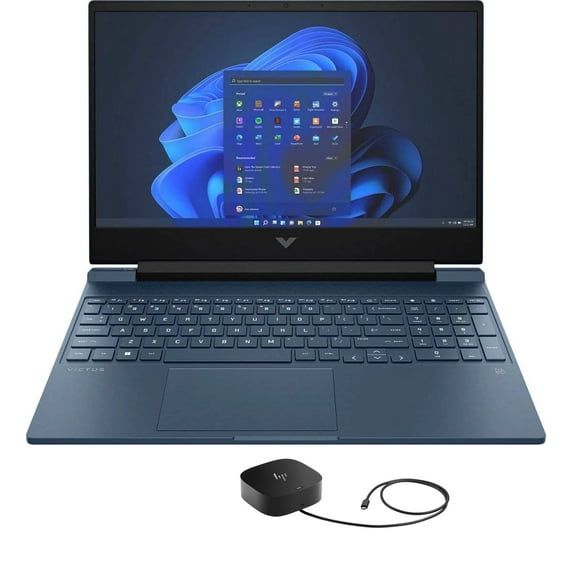 HP Victus 15-fa Gaming/Entertainment Laptop (Intel i5-13420H 8-Core, 15.6in 144Hz Full HD (1920x1080), GeForce RTX 3050, 64GB RAM, Win 11 Home) with G5 Essential Dock