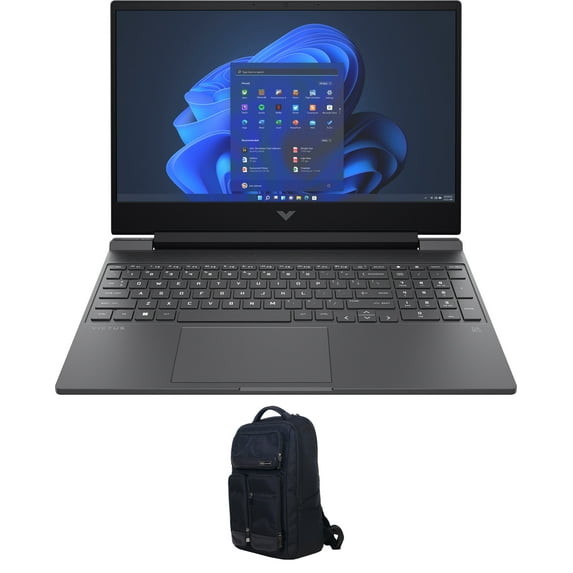 HP Victus 15-fa0031dx Gaming/Entertainment Laptop (Intel i5-12450H 8-Core, 15.6in 144Hz Full HD (1920x1080), GeForce GTX 1650, 64GB RAM, Win 11 Home) with Atlas Backpack