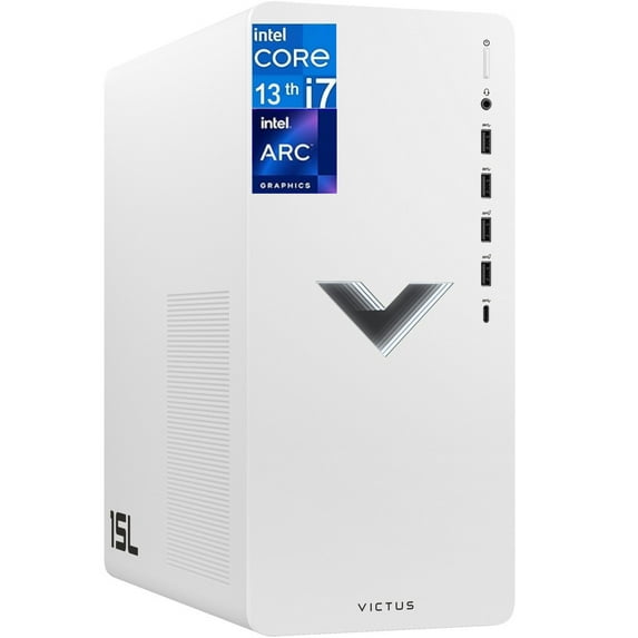 HP Victus 15L Gaming/Business Desktop PC (Intel i7-13700 16-Core, 16GB RAM, 128GB PCIe SSD + 2TB HDD (3.5), Intel Arc A380, Wifi, Bluetooth, HDMI, USB 3.2, Win 11 Home)