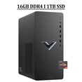 thumbnail image 1 of HP Victus 15L Gaming Desktops, AMD Ryzen 7, 16GB, 1TB SSD, Black, 1 of 5