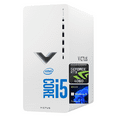 thumbnail image 1 of HP Victus 15L Premium Gaming Desktop, Intel Core i5-13400, GeForce RTX 4060, 32GB RAM, 2TB SSD, RJ-45, DisplayPort, Wi-Fi 6, Wired KB&Mouse, W11P, White, 1 of 5