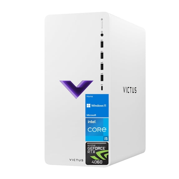 HP Victus 15L i5 RTX 4060 Gaming Windows 11 Desktop, Intel i5-14400F, RTX 4060, 32GB RAM, 2TB SSD