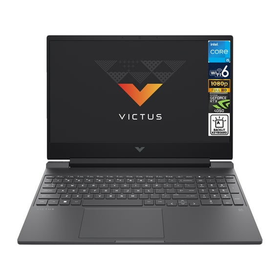 HP Victus 15t Gaming Laptop 15.6in IPS FHD (12-Core Intel i5-13500H, GeForce RTX 4050 6GB, 32GB RAM, 2TB PCIe SSD,Backlit KYB, WiFi 6, Bluetooth, Webcam, Win 11 Home)