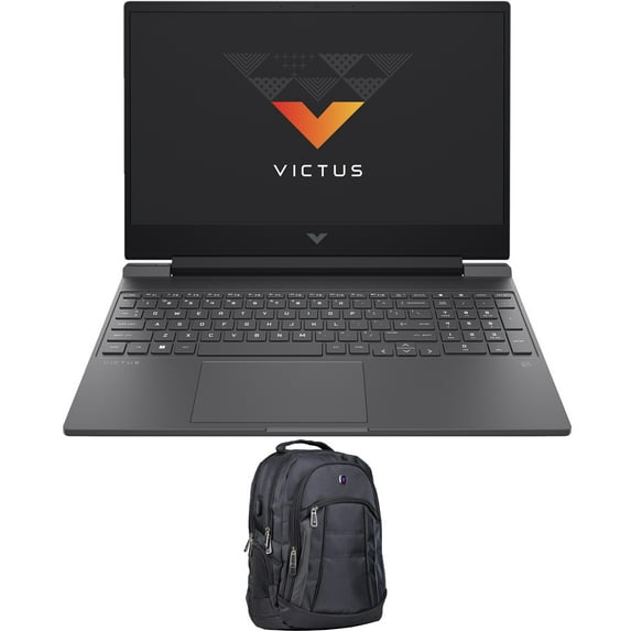 HP Victus 15t Gaming Laptop (Intel i5-13500H 12-Core, 15.6in 60 Hz Full HD (1920x1080), GeForce RTX 4050, 16GB RAM, 512GB SSD, Backlit KB, Wifi, Webcam, Win 11 Home Plus) with Premium Backpack