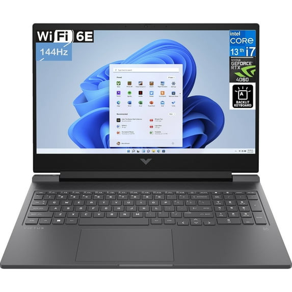 HP Victus 16.1in 144 Hz FHD IPS Gaming Laptop (16-Core Intel i7-13700HX upto 5 GHz, 64GB DDR5 , 1TB PCIe SSD, GeForce RTX 4060 8GB, 16.1in 144 Hz Win 11 Home)