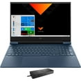 thumbnail image 1 of HP Victus 16z Gaming/Entertainment Laptop (AMD Ryzen 5 5600H 6-Core, 16.1in 60Hz Full HD (1920x1080), NVIDIA RTX 3050 Ti, 32GB RAM, Win 11 Pro) with WD19S 180W Dock, 1 of 7