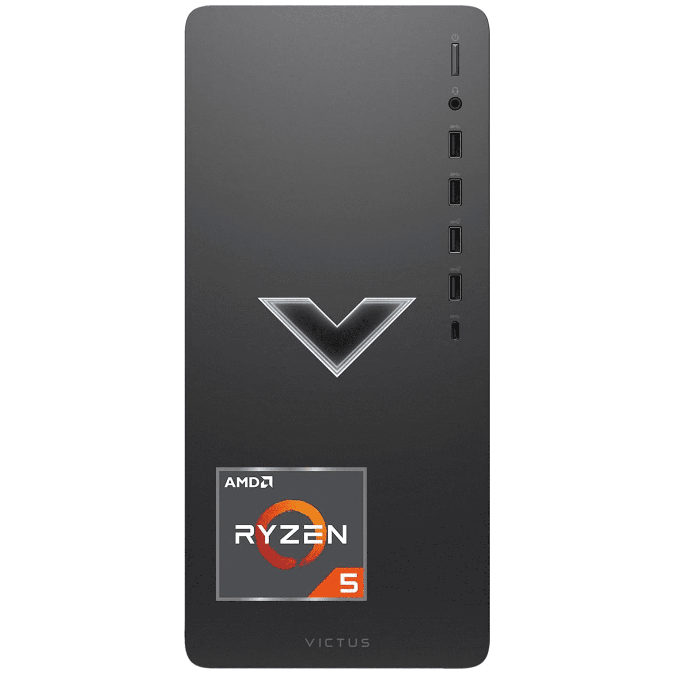 HP VICTUS TPC-F124-MT Desktop, AMD Ryzen 5 5600G, 8GB RAM, 512GB