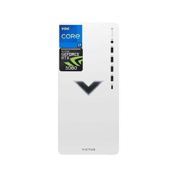 HP Victus Gaming Desktop, Intel Core i7-13700(upto 5.2GHz, 16 cores), NVIDIA GeForce RTX 3060 Graphics, 32GB RAM, 2TB SSD, 1TB HDD, Wi-Fi 6, Bluetooth, Windows 11 Home
