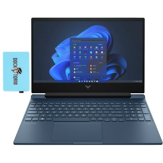 HP Victus Gaming/Entertainment Laptop (Intel i7-12650H 10-Core, 15.6in 144 Hz Full HD (1920x1080), GeForce RTX 4050, 64GB RAM, Win 11 Pro) with Microsoft 365 Personal , Dockztorm Hub