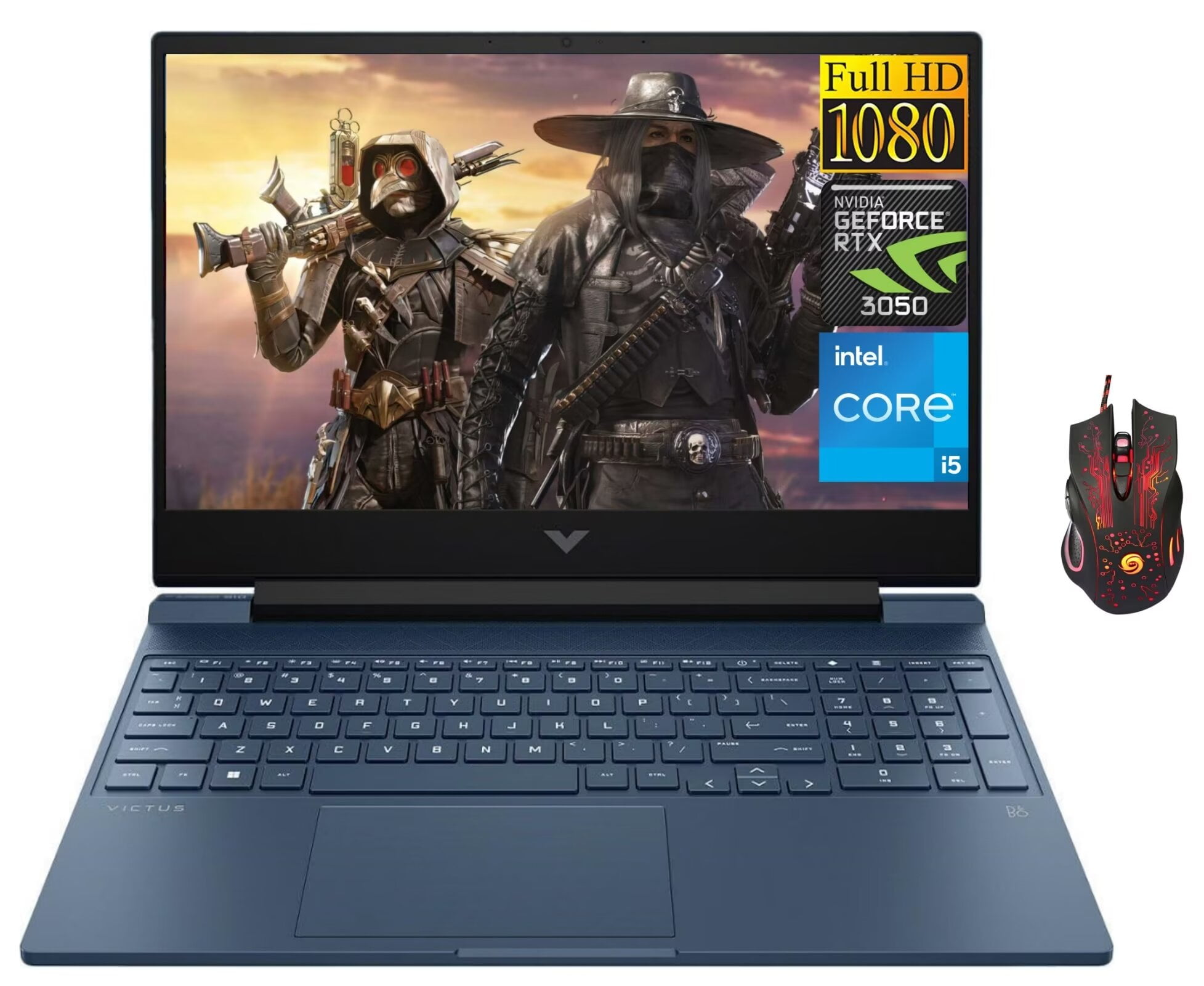 HP Latest 2020 Pavilion Gaming Laptop 15.6 FHD 1080p Core i5-9300H NVIDIA  GTX 1050 3GB 8GB RAM 256GB SSD Windows 10