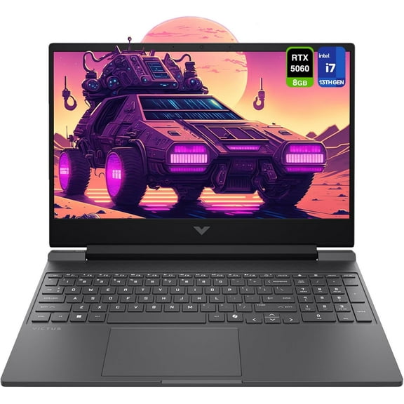 HP Victus Gaming Laptop, Intel i7-13620H, 16 GB DDR5 RAM, 1 TB PCIe SSD, 15,6" FHD (1920x1080) 144Hz Display, Nvidia G-Force RTX 5060, Backlit Numeric Keyboard, W11 Home, Mica Silver