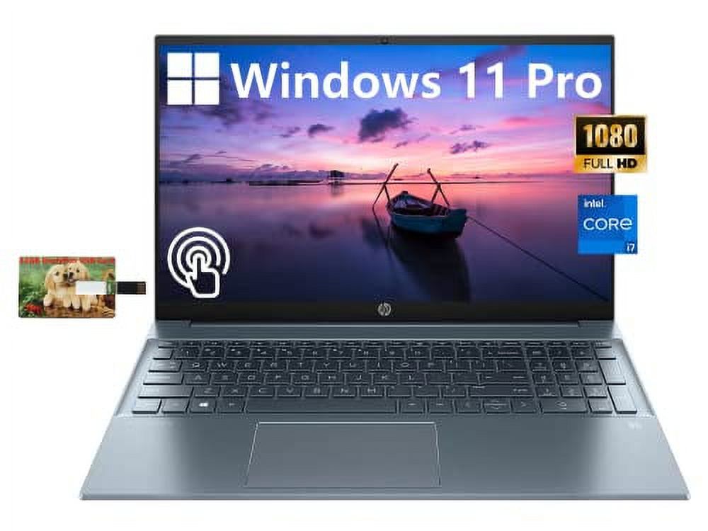 HP [Windows 11 Pro] Pavilion 15.6'' FHD Touchscreen Business Laptop ...