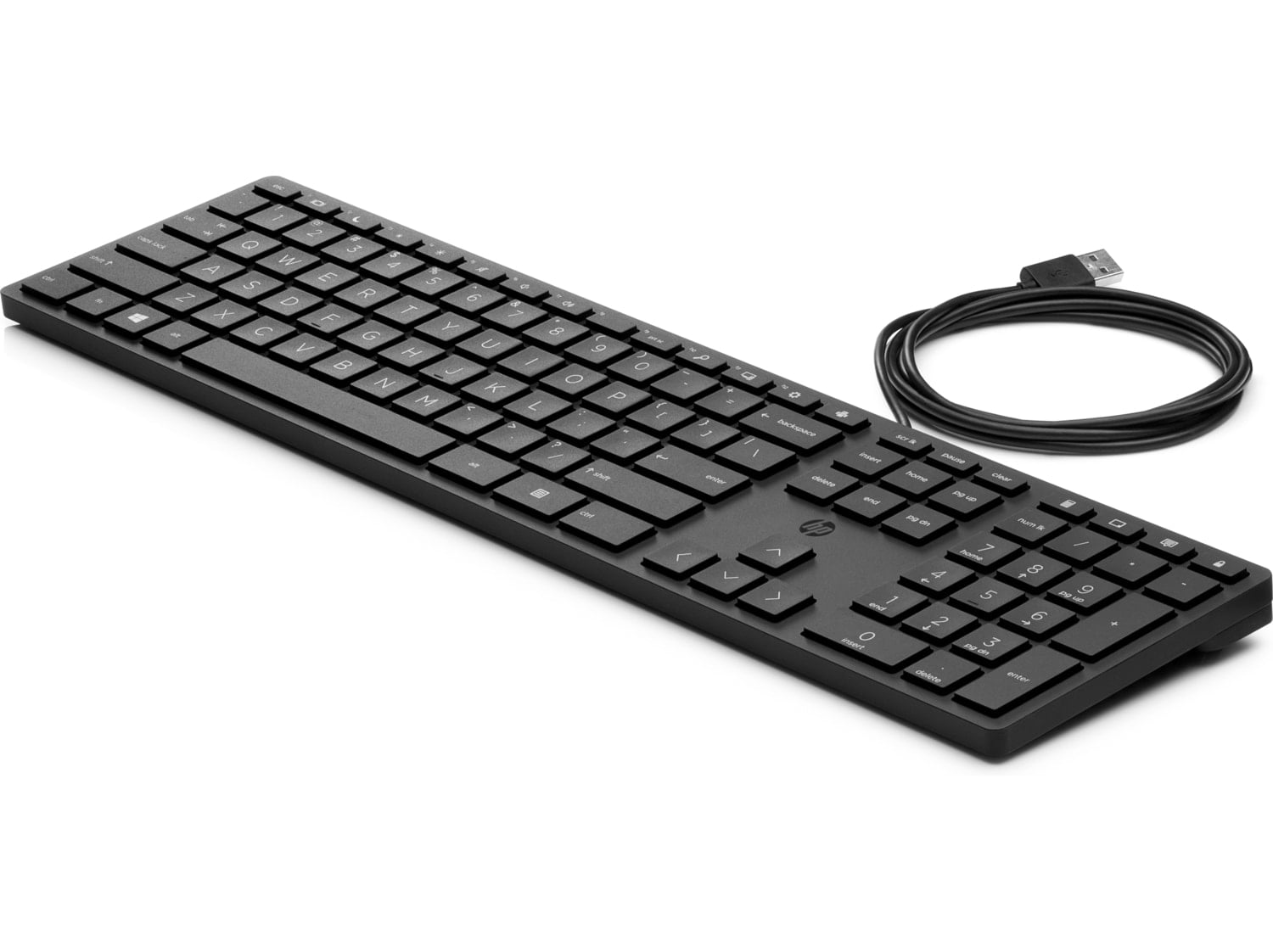 HP Wired Desktop 320K Keyboard,USB (9SR37UT#ABA)