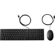 HP Wired Desktop 320MK Mouse and Keyboard,USB (9SR36UT#ABA)