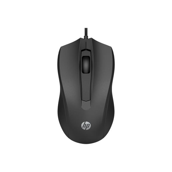 HP Wired Mouse 105 - Optical - Cable - USB Type A - 1600 dpi - 3 Button(s) - Symmetrical