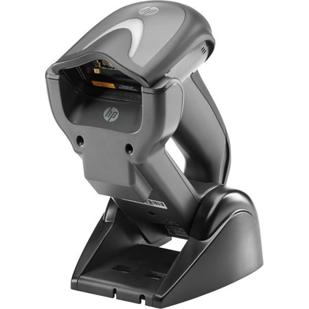 HP Wireless Bluetooth 1D 2D Barcode Scanner with USB Kit and Charging Base Station, E6P34AT
