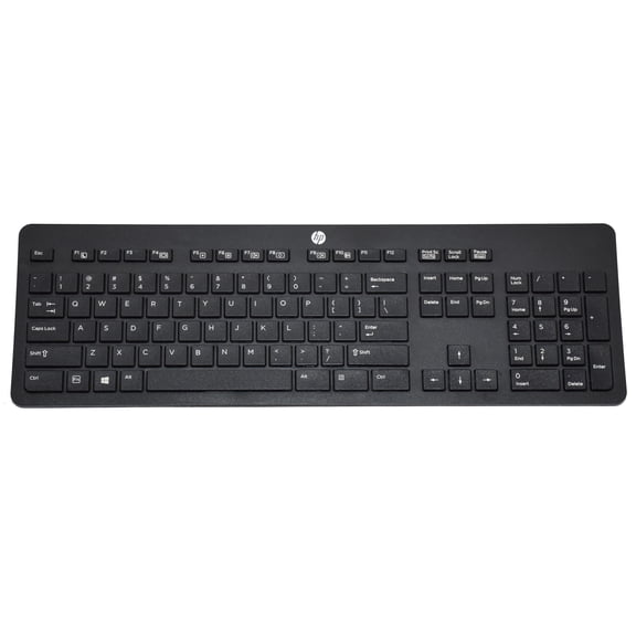 HP Wireless Bluetooth Keyboard - Sleek Low-Profile Design - Black