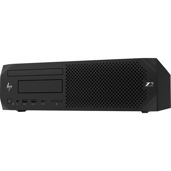 HP Z2 G4 Workstation, 1 x Intel Xeon Quad-core (4 Core) E-2244G 3.80 GHz, 16 GB DDR4 SDRAM RAM, 256 GB SSD, Small Form Factor, Black