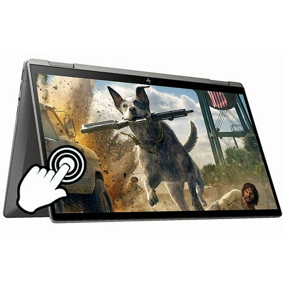 HP X360 2in1 Chromebook 14" FHD Touchscreen Laptop, Intel Core i3-10110U (Beat i5-7200U), 8GB RAM, 64GB eMMC, Backlit-KB, Fingerprint Reader, WiFi 6, Chrome OS, Ghost Manta Accessories