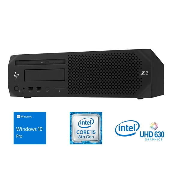 HP Z2 G4 Desktop, Intel Core i5-8500 Upto 4.1GHz, 8GB RAM, 128GB SSD + 1TB HDD, DVDRW, DisplayPort, Wi-Fi, Bluetooth, Windows 10 Pro