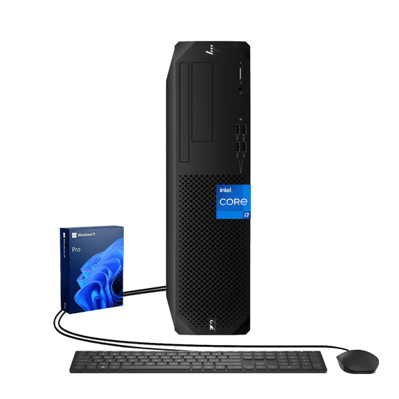 HP Z2 G9 SFF Business Workstation Desktop, Intel Core i7-14700K, 64GB DDR5, 1TB SSD, Windows 11 Pro, Black