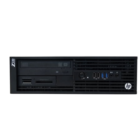 HP Z230 Small Form Factor Desktop with 1x Core i5-4460 3.2GHz Quad Core Processor, 4GB DDR3 Memory, 1x 500GB Hard Drive, Intel HD Graphics 4600, Windows 7 Professional Installed, (Used)