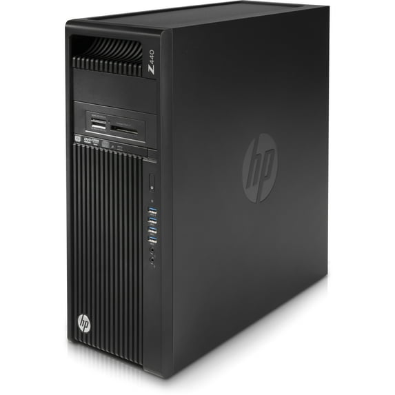 HP Z440 Workstation, 1 x Intel Xeon Quad-core (4 Core) E5-1620 v3 3.50 GHz, 8 GB DDR4 SDRAM RAM, 1 TB HDD, Mini-tower, Jack Black