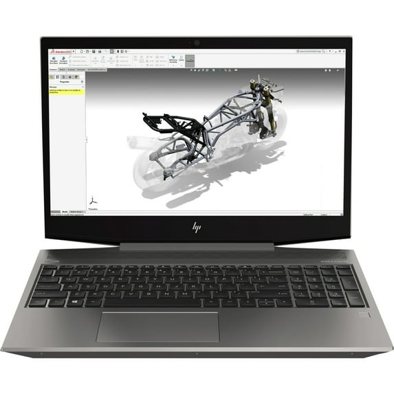 HP ZBook 15.6" Full HD Touchscreen Laptop, Intel Core i7 i7-9750H, 16GB RAM, 512GB SSD, Windows 10 Pro, Turbo Silver