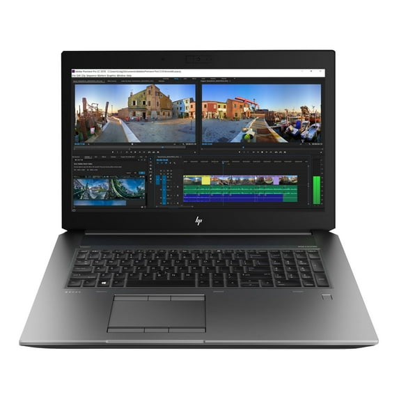 HP ZBook 17 G5 Mobile Workstation - Intel Core i7 - 8850H / up to 4.3 GHz - Win 10 Pro 64-bit - Quadro P3000 - 16 GB RAM - 512 GB SSD (16 GB SSD cache) NVMe, TLC - 17.3" IPS 3840 x 2160 (Ultra HD 4K) - Gigabit Ethernet - Wi-Fi 5 - turbo silver - kbd: US