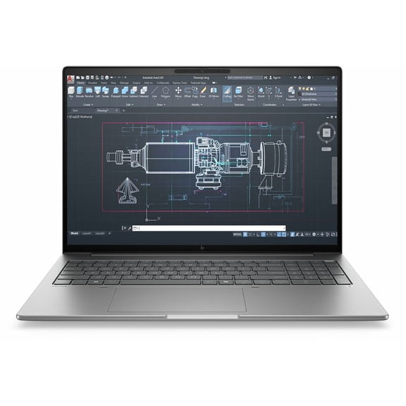 HP ZBook 8 G1i 16" WUXGA Mobile Workstation, Intel Core Ultra 7 255H 2.0GHz, 32GB RAM, 1TB SSD, NVIDIA RTX 500 Ada 4GB, Windows 11 Pro, Meteor Silver