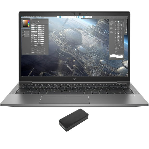 HP ZBook Firefly 14 G7 Workstation Laptop (Intel i5-10210U 4-Core, 14.0in 60Hz Full HD (1920x1080), Intel UHD, 16GB RAM, 256GB m.2 SATA SSD, Backlit KB, Wifi, HDMI, Webcam, Win 11 Pro) with DV4K Dock