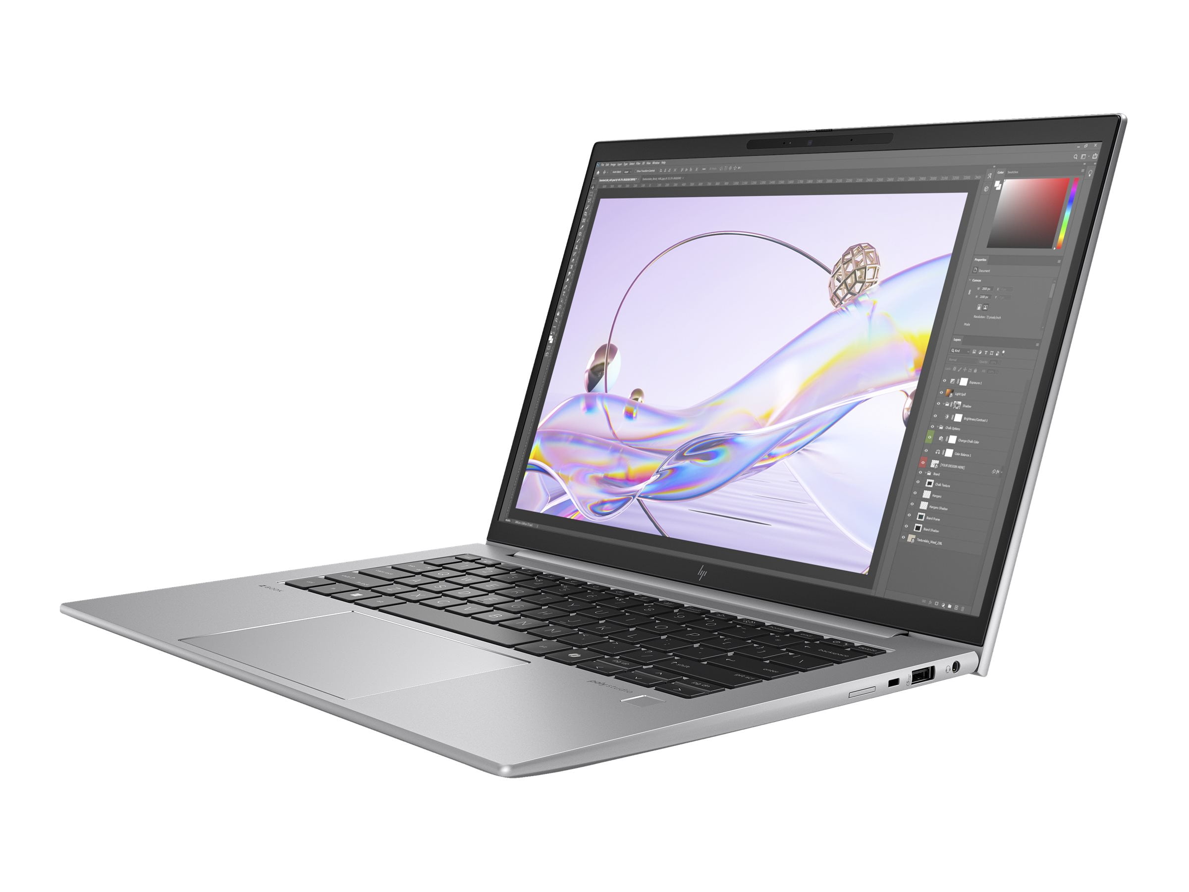 HP ZBook Firefly 14 G11 A Mobile Workstation - AMD Ryzen 5 - 8640HS / up to 4.9 GHz - Win 11 Pro - Radeon 760M - 16 GB RAM - 512 GB SSD NVMe, TLC - 14" IPS 1920 x 1200 - Wi-Fi 6E, Bluetooth - kbd: US - with HP 1 year Wolf Pro Security Edition Service - with HP Wolf Pro Security Edition (1 year)