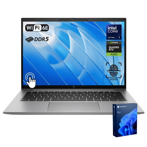 HP ZBook Firefly G11 Laptop, 14" FHD+, Intel Core Ultra 7 165H, NVIDIA RTX A500, 32GB DDR5, 1TB SSD, Wi-Fi 6E, W 11 P