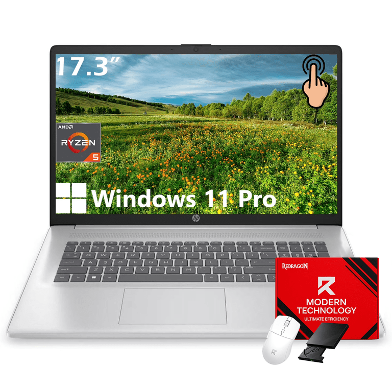 HP 17 Touchscreen Laptop Computer - 17.3