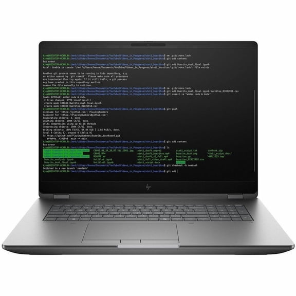 HP ZBook Fury G1i 18" Laptop, Intel Core Ultra 9 285HX, 64GB RAM, 1TB SSD, Windows 11 Pro