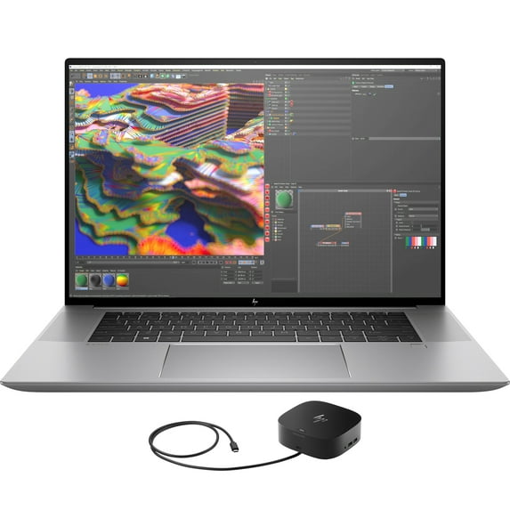 HP ZBook Studio G9 Home/Business Laptop (Intel i7-12700H 14-Core, 16.0in 120 Hz 4K (3840x2400), NVIDIA RTX A1000, 16GB DDR5 4800MHz RAM, Win 10 Pro) with G2 Universal Dock