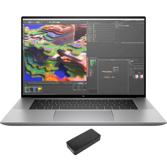 HP ZBook Studio G9 Home/Business Laptop (Intel i7-12700H 14-Core, 16.0in 120 Hz 4K (3840x2400), NVIDIA RTX A1000, 64GB DDR5 4800MHz RAM, 1TB PCIe SSD, Backlit KB, Wifi, Win 11 Pro) with DV4K Dock