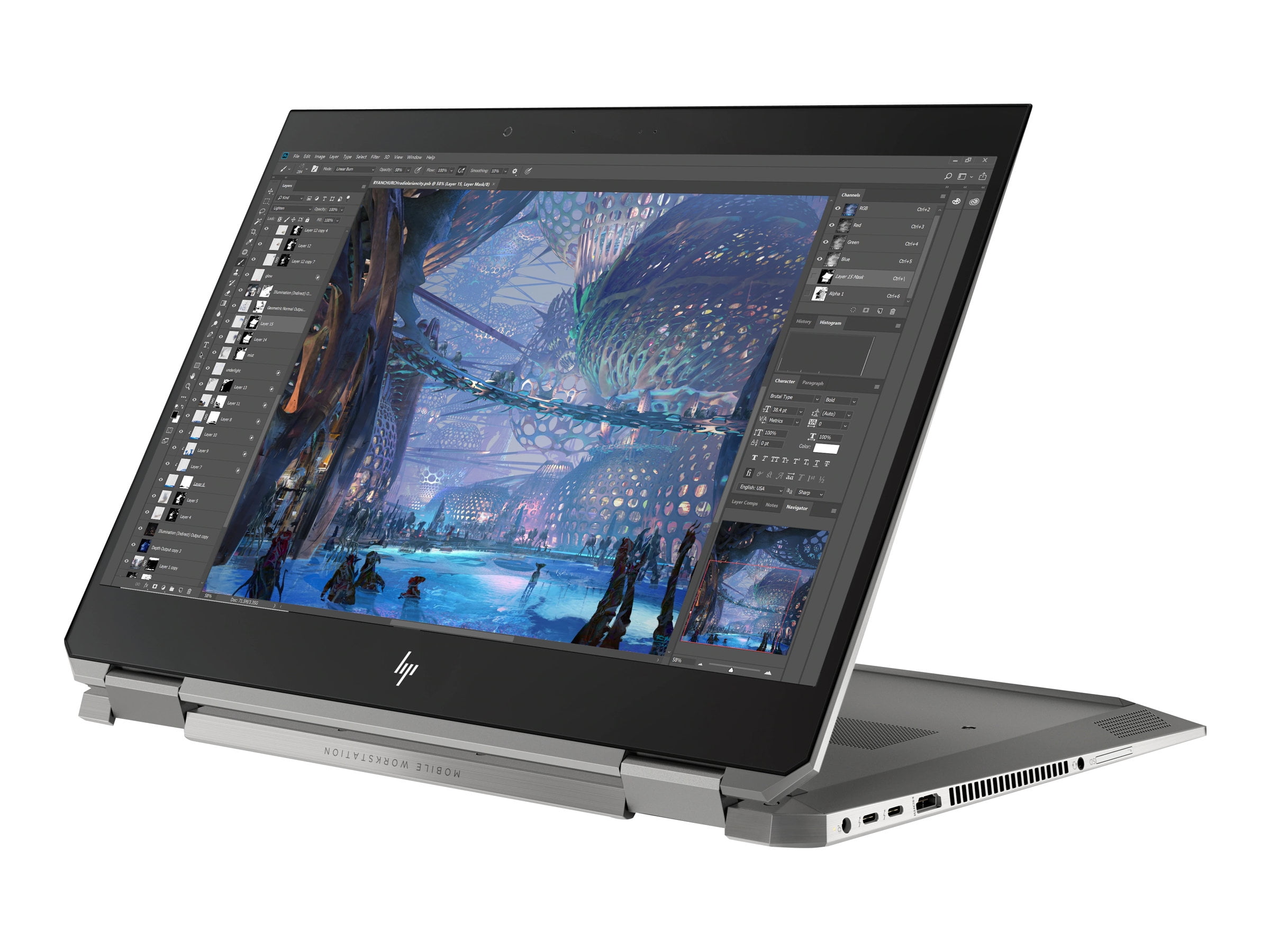 HP ZBook Studio x360 G5 Mobile Workstation - Flip design - Intel