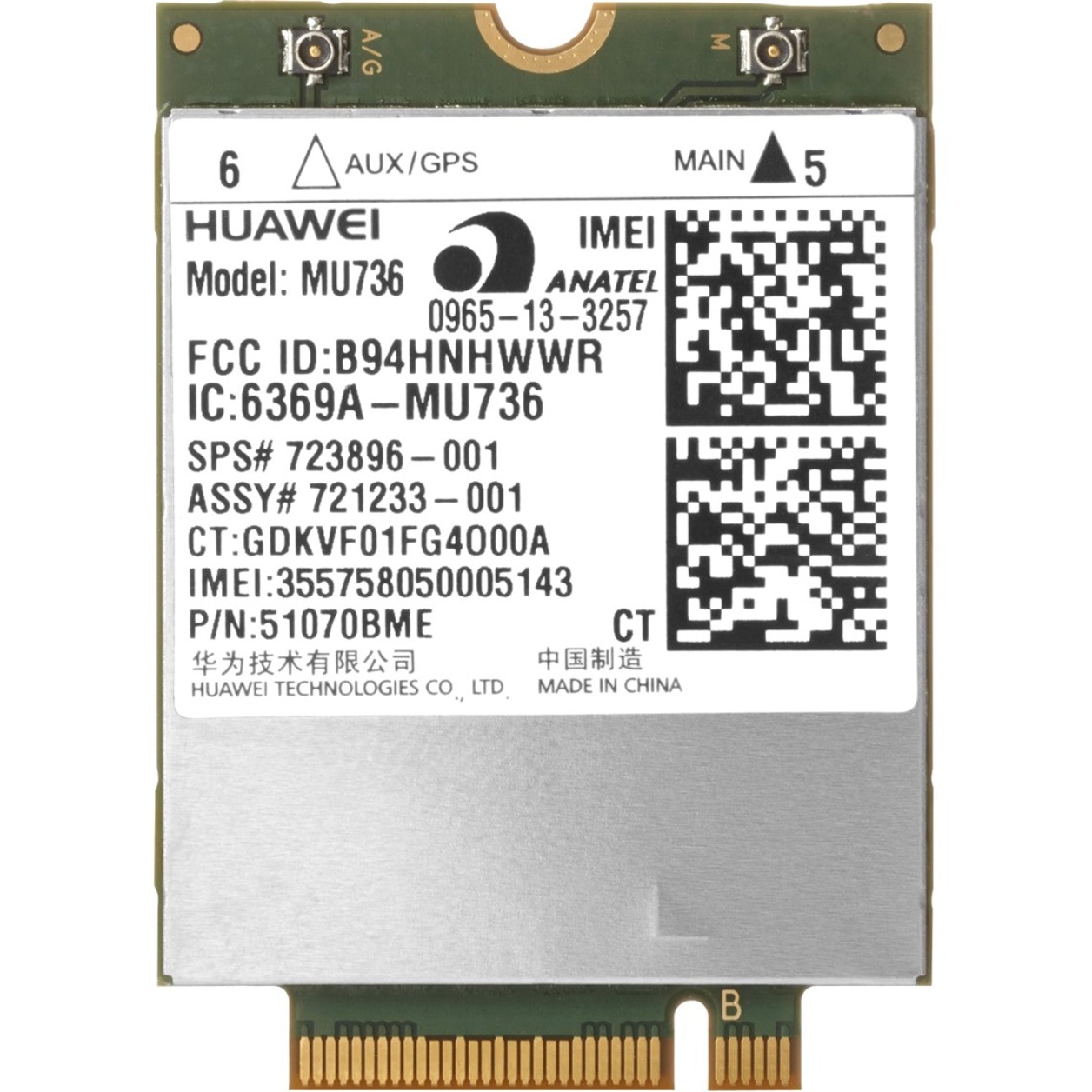 HP hs3110 HSPA+ Mobile Broadband Module