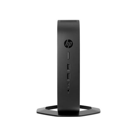 HP - t740 Thin Client Desktop - AMD Ryzen Embedded V1756B - 8 GB Memory - 64 GB Flash Storage - Black