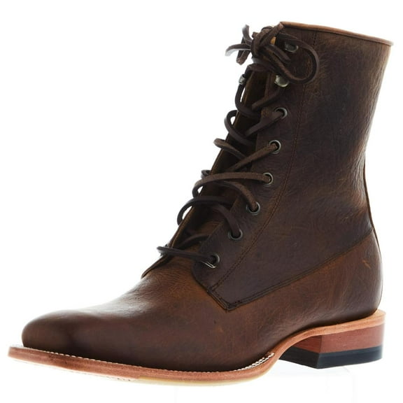 Horse Power Boots Mens Horse Power Distressed Brown 7 Lace Up Boot Brown 12 D