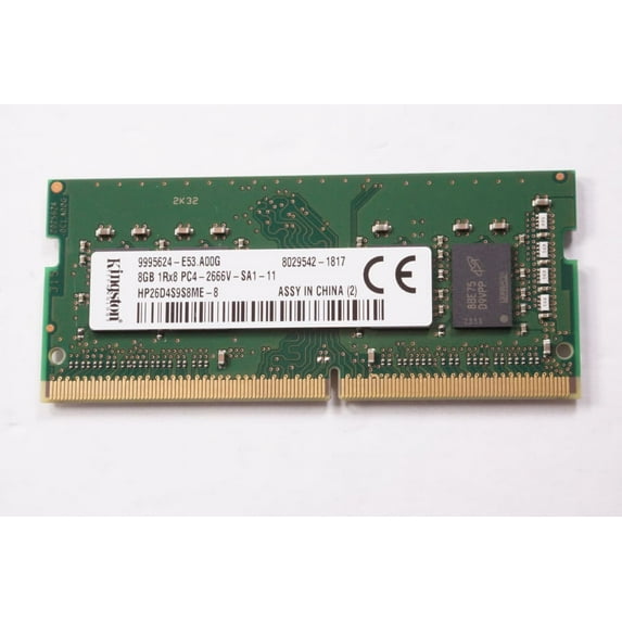 HP26D4S9S8ME-8 Kingston 8gb Pc4-2666v So Dimm Memory