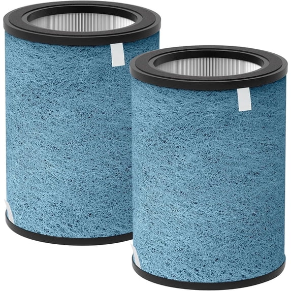 HP302 HP202 HC502 Replacement Filter, Compatible with Shark HP200, HP300, HC500, UA & AP Series,3-in-1 H13 Grade True HEPA Filter,Part # HE2FKBAS,HE2FKBASMB,HE2FKPET,2 Pack