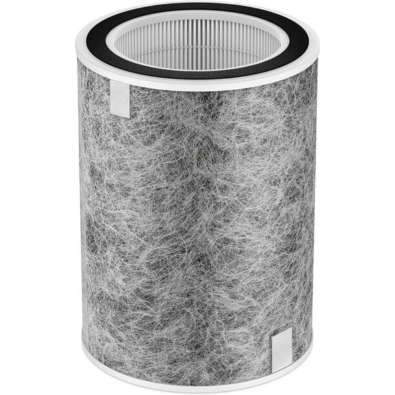 HP302 HP301 Replacement Filter Compatible with Shark HP202 HP201 HC502 HP232 HC501 AP1000 Air Purifier MAX, Cleans up to 99.97% of particles, Part # HE2FKBAS, HE2FKBASMB, 1 Pack