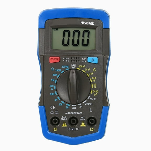 HP4070D Digital Multimeter LCR Tester Resistance Capacitance Inductance Transistor Testing Handheld Universal Meter ,High Accuracy
