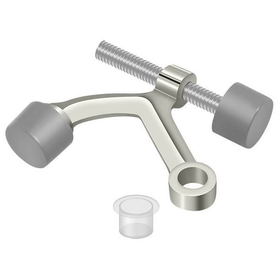 HP70U14 Hinge Pin Stop; Hinge Mounted; Bright Nickel Finish