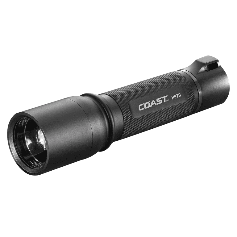coast m7r led rechargeable flashlight XT7R 1500 Lumen with Magnetic Mount, Slide Focus, and Pocket Clip, Black even without access to charging power LED Lenser M7R Rechargeable LED