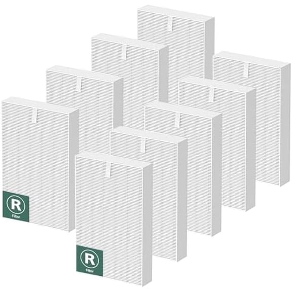 HPA300 HEPA Air Purifier Filter R for Honeywell Air Purifier HPA100/200/300 and 5000 Series, 9 Pack HEPA Filter Compatible with Honeywell R Filter (HRF-R3 & HRF-R2 & HRF-R1)